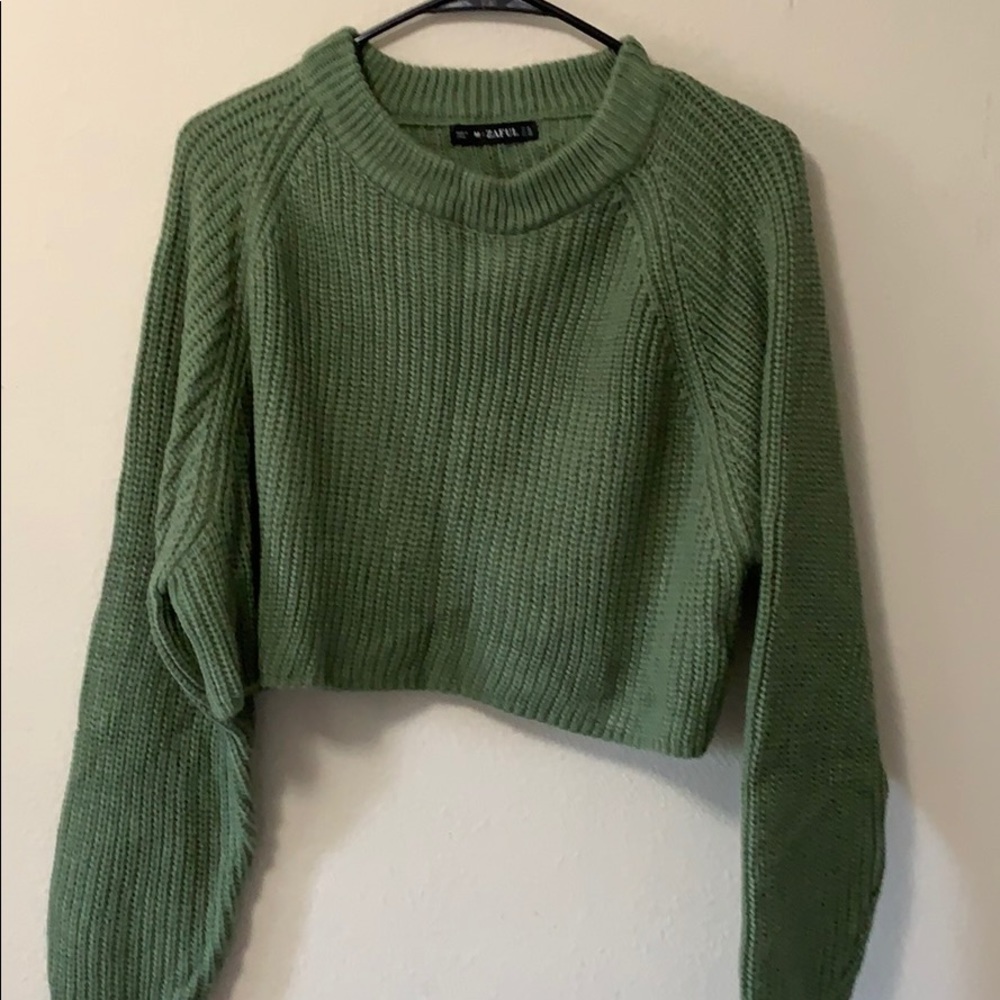 zaful cropped sweater